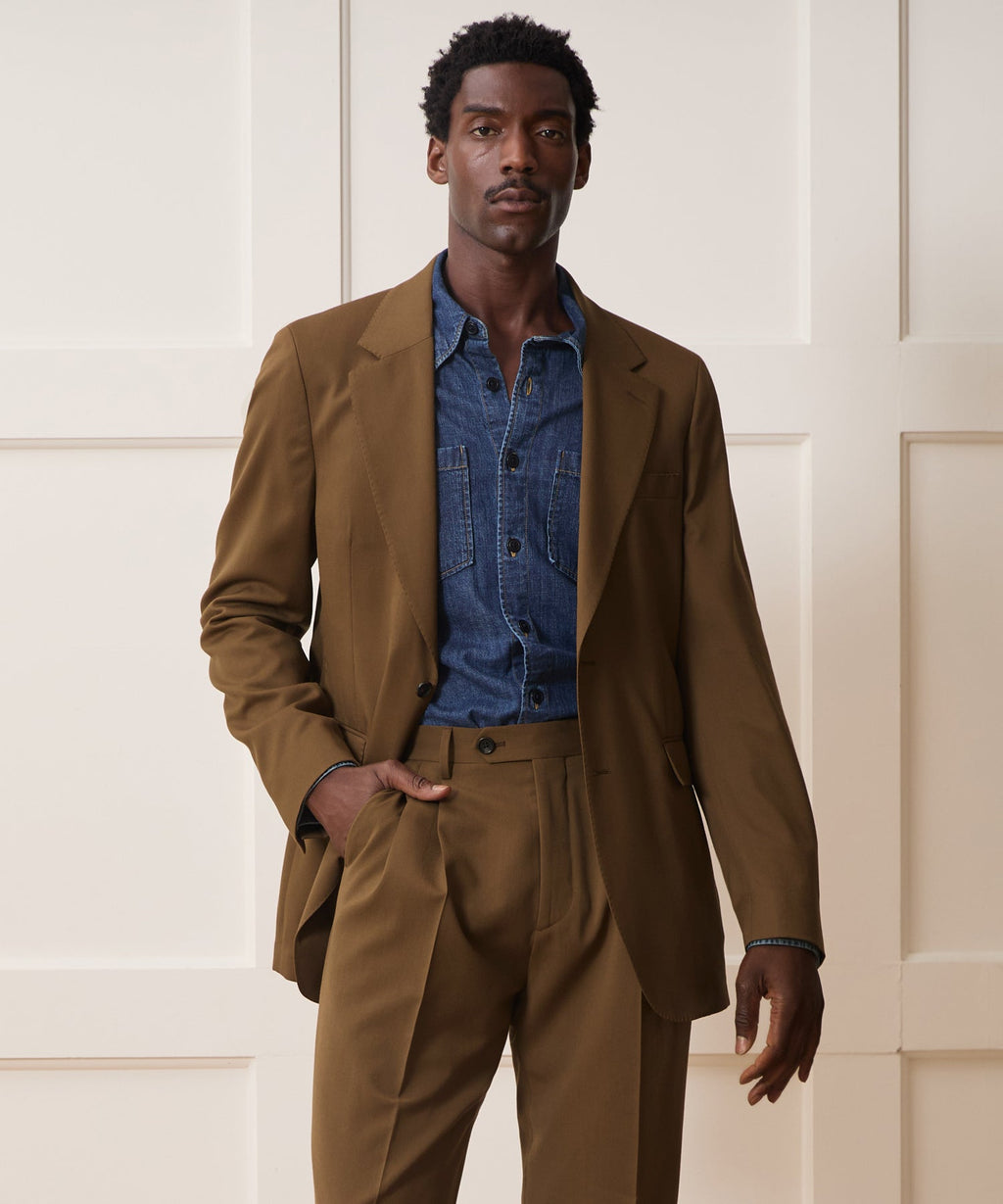 Relaxed Italian Gabardine Sutton Suit