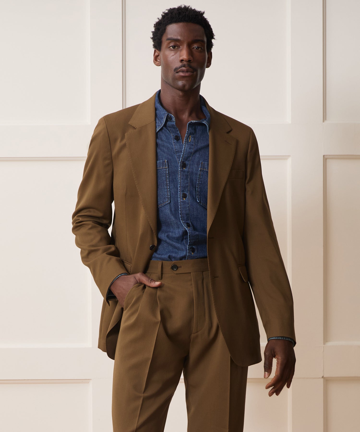 Relaxed Italian Gabardine Sutton Suit