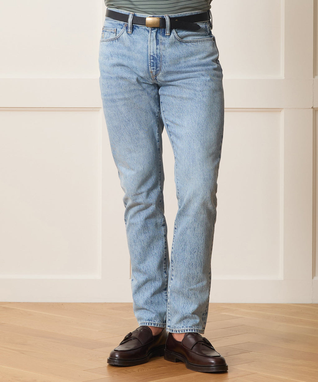 Slim Fit Jean in Washed Blue