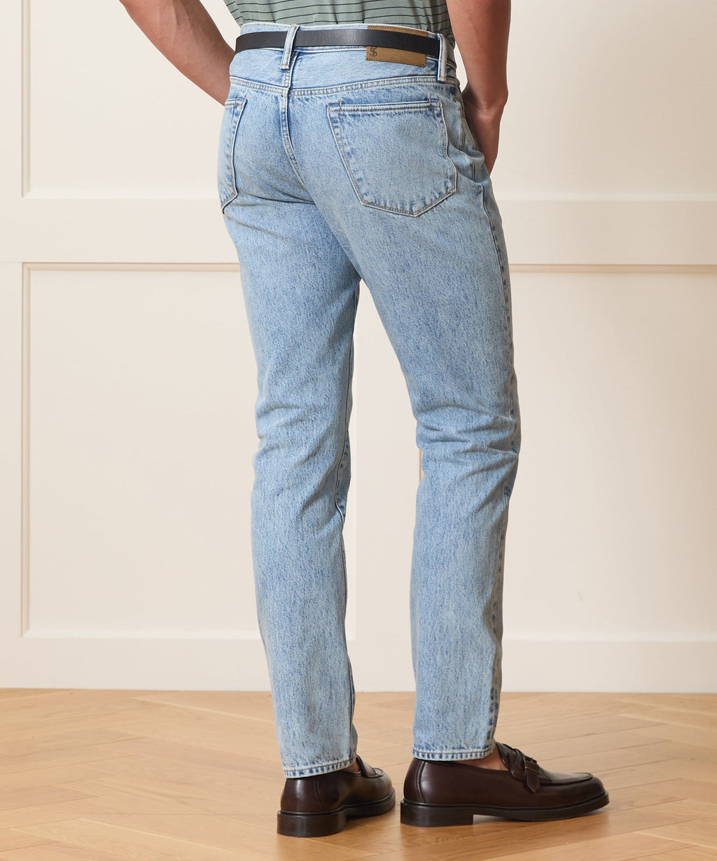 Slim Fit Jean in Washed Blue