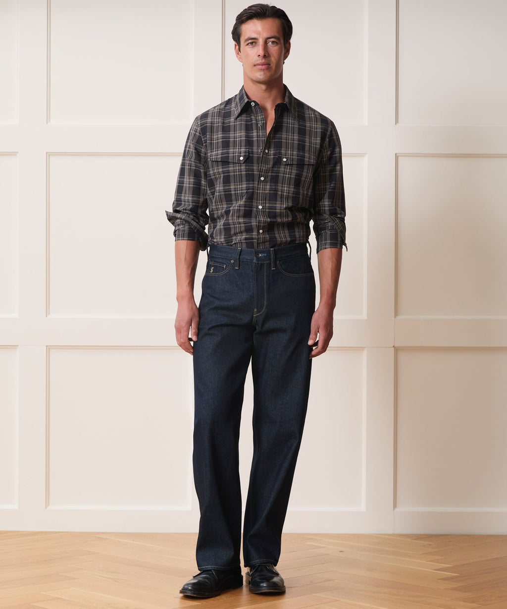 Relaxed Fit Jean in Indigo Rinse