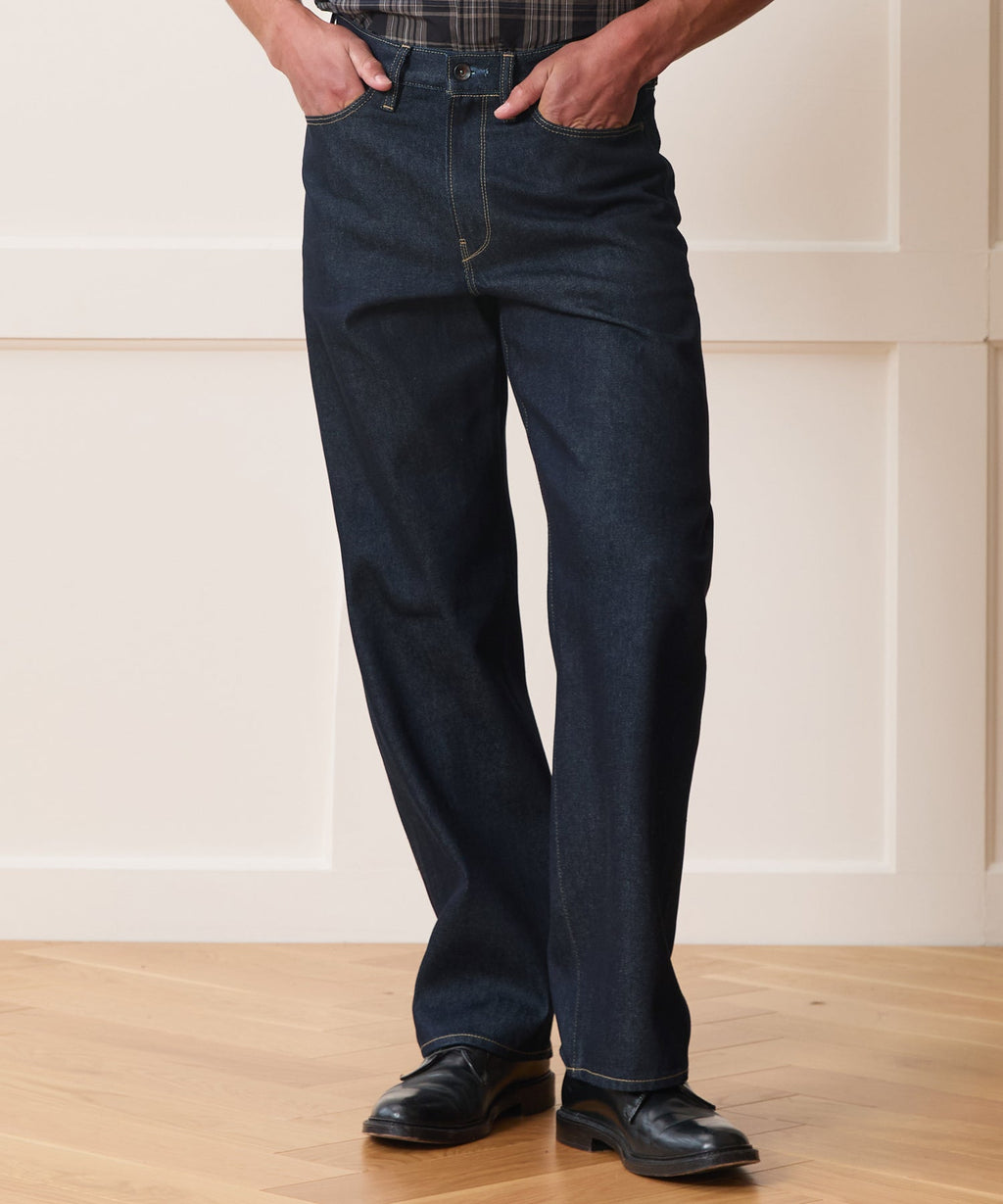 Relaxed Fit Jean in Indigo Rinse