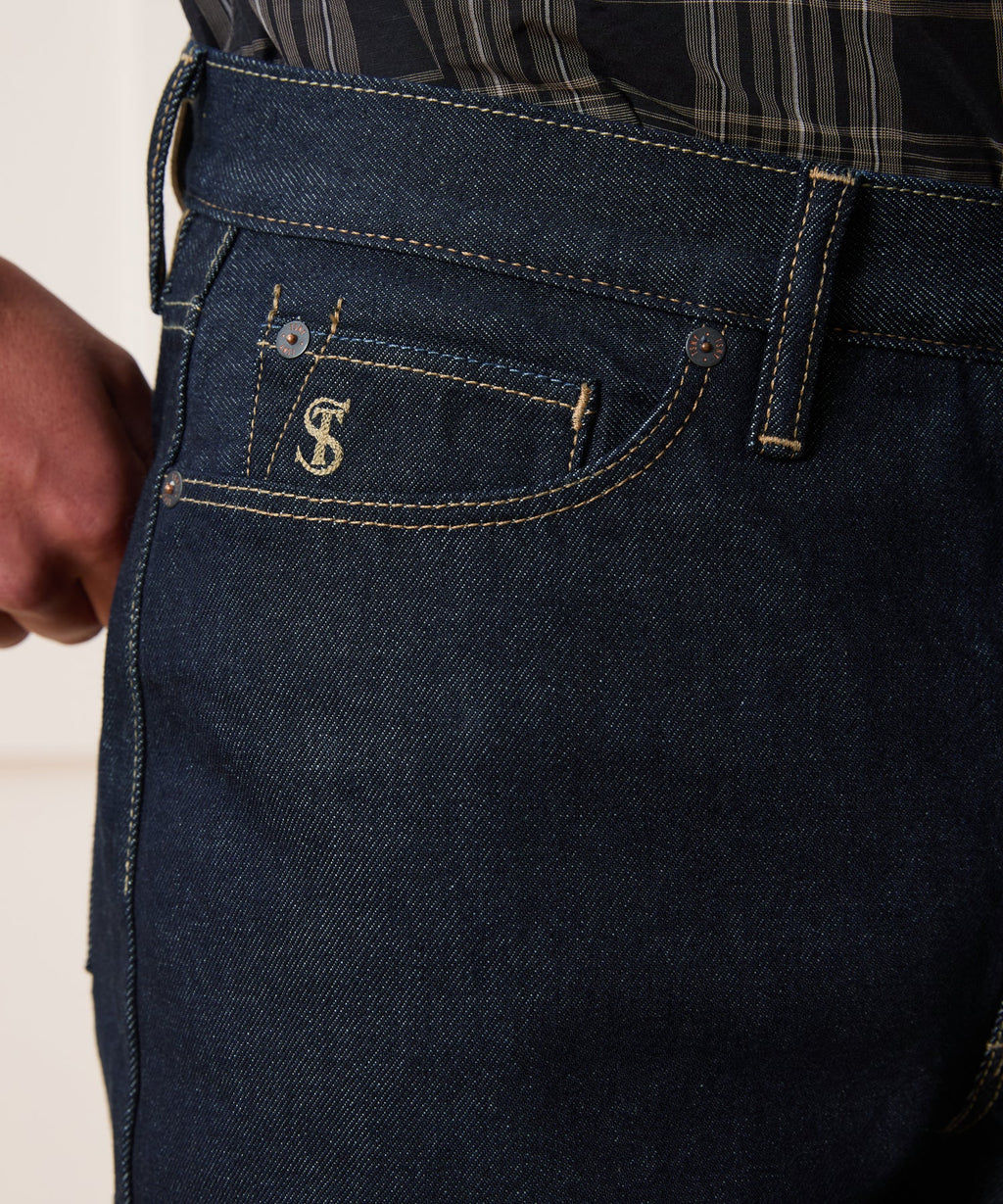 Relaxed Fit Jean in Indigo Rinse