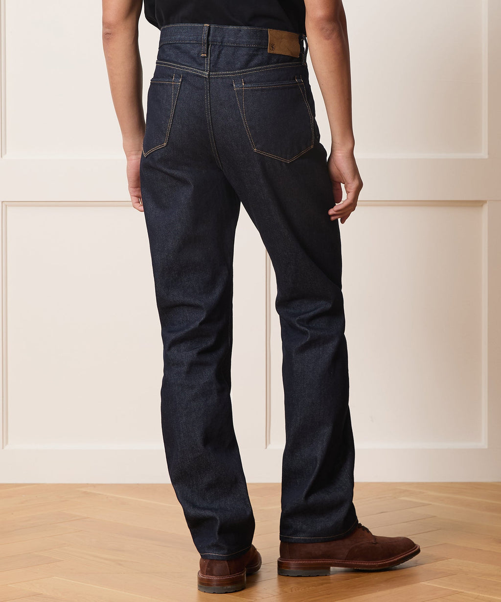 Straight Fit Jean in Indigo Rinse