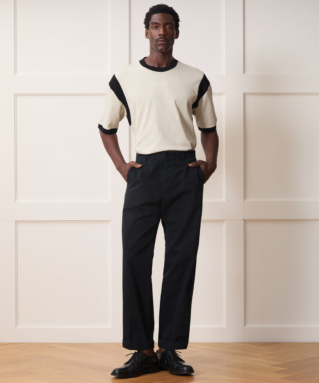 Collegiate Jersey Ringer Tee