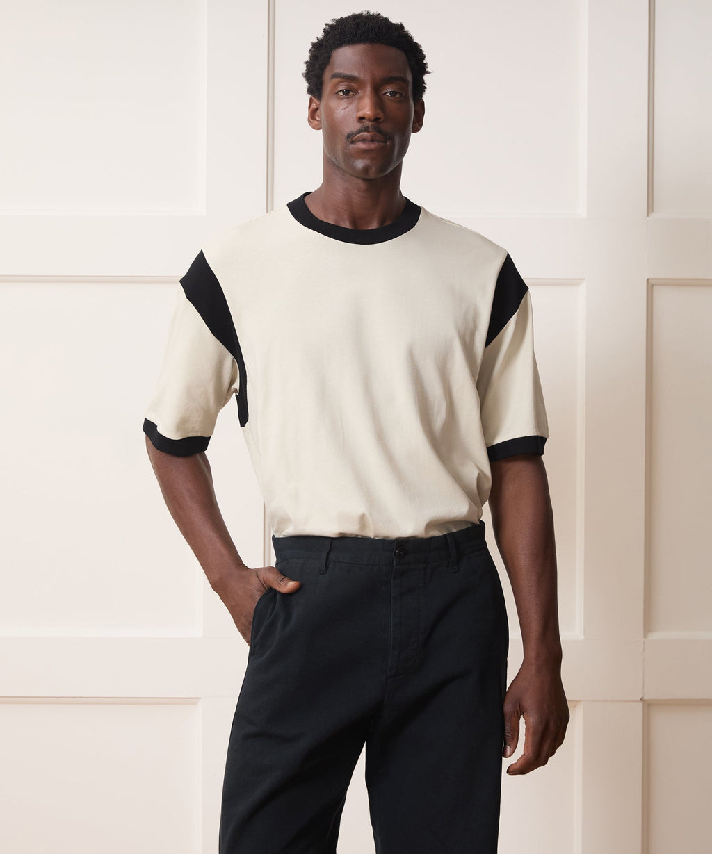 Collegiate Jersey Ringer Tee