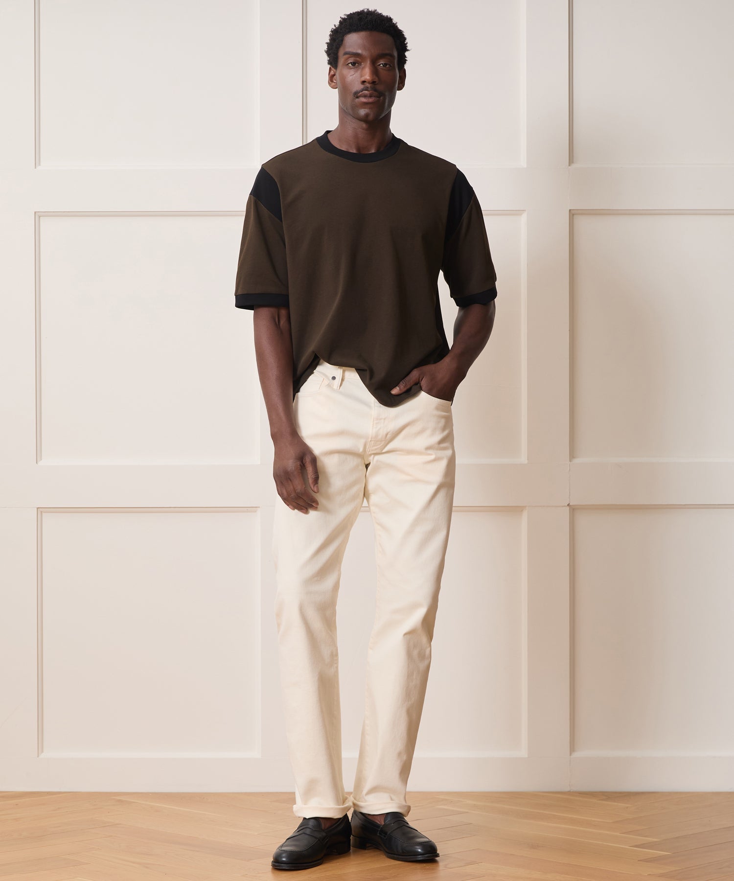 Collegiate Jersey Ringer Tee