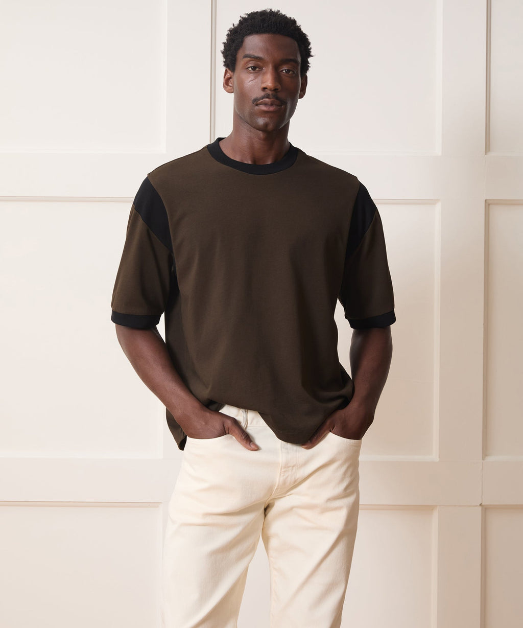 Collegiate Jersey Ringer Tee