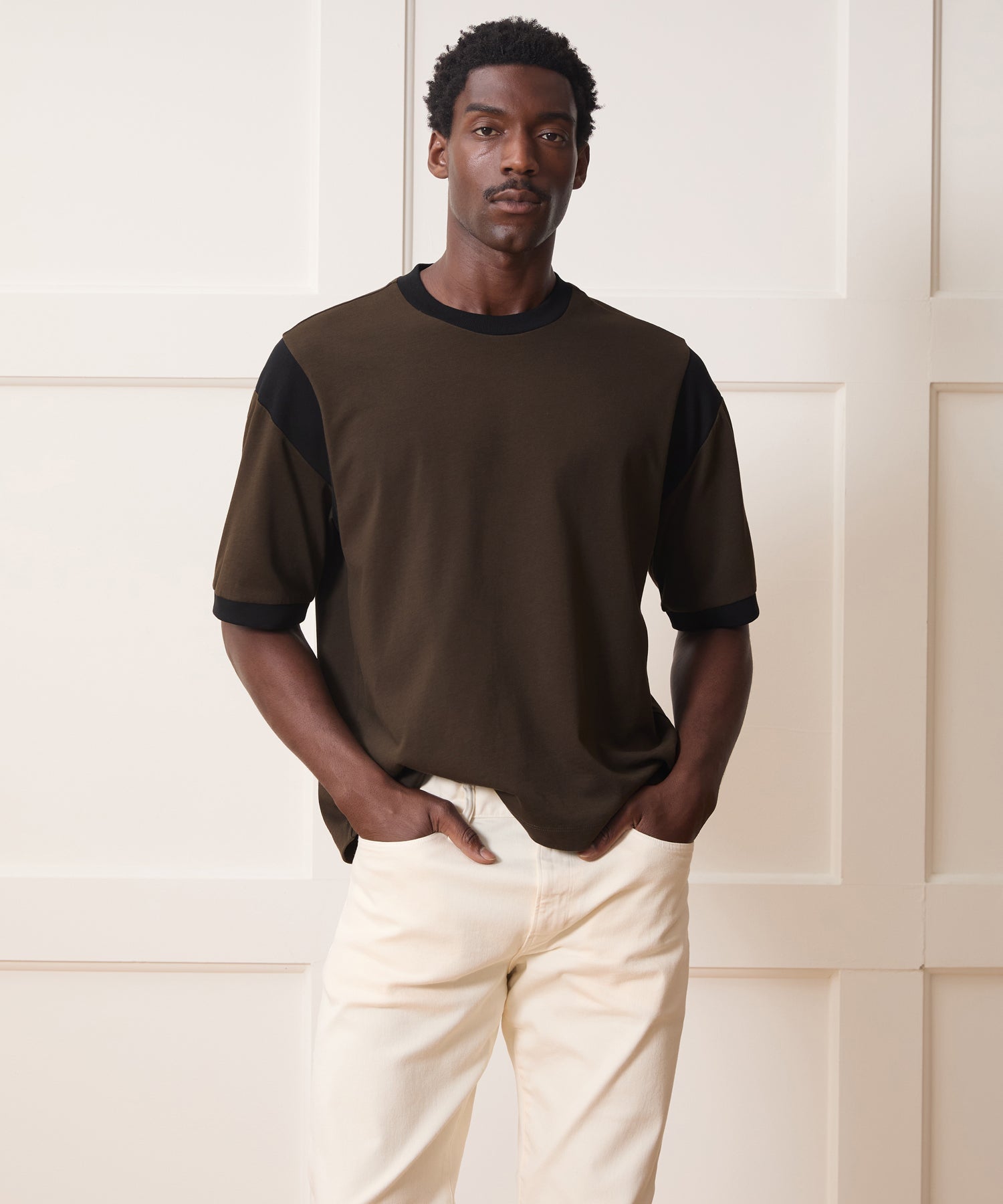 Collegiate Jersey Ringer Tee