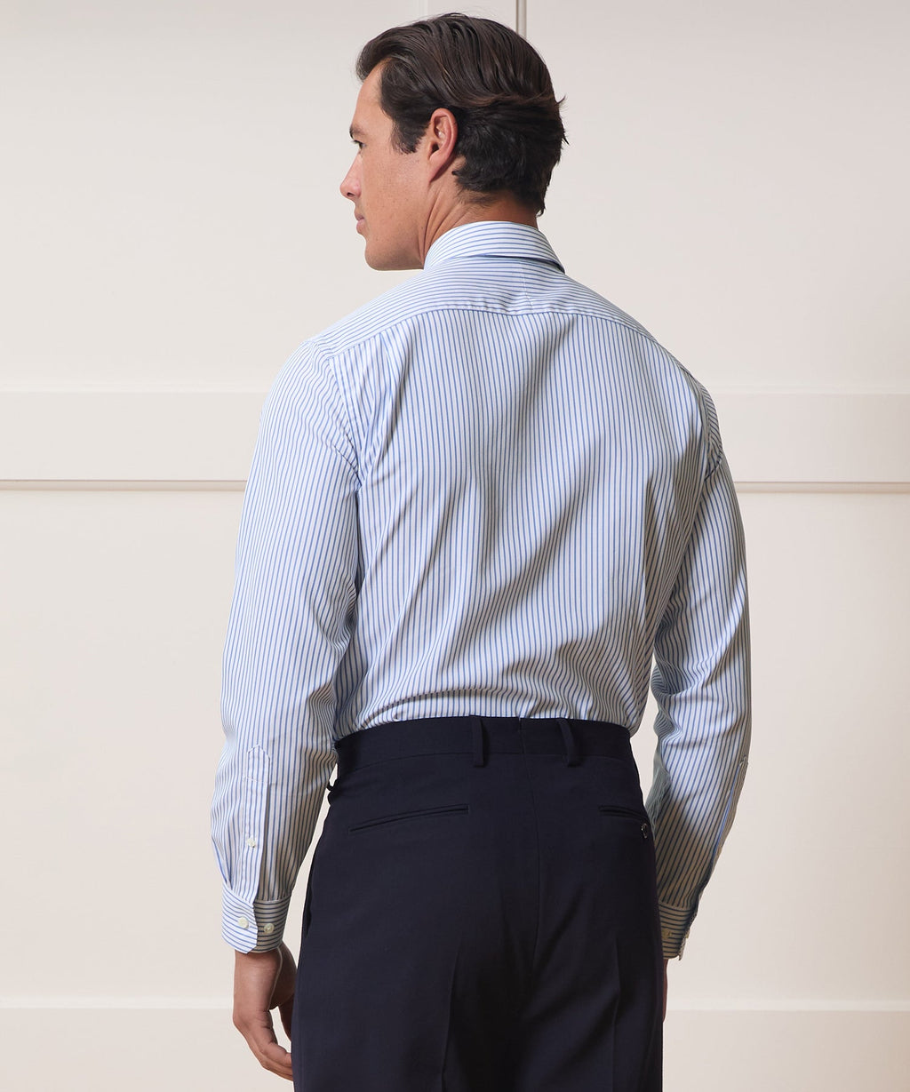 Cotton Spread Collar Dress Shirt