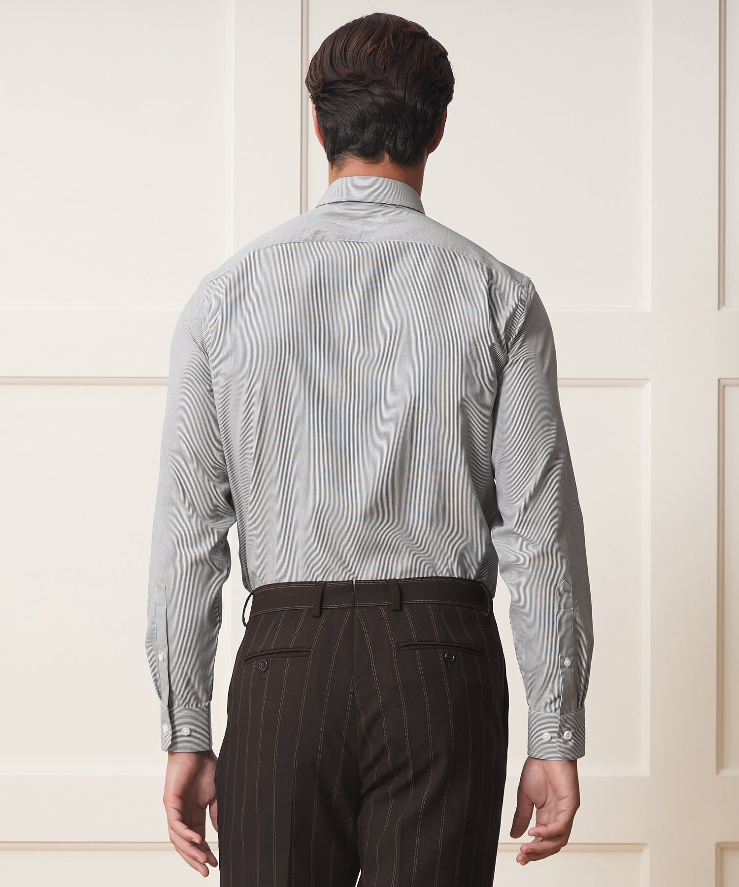 Cotton Spread Collar Dress Shirt