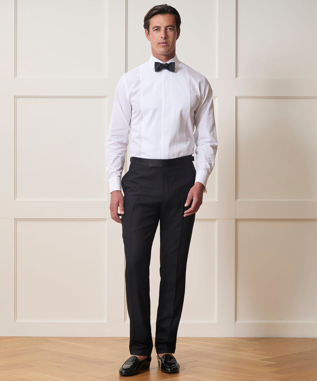 Plissé Tuxedo Shirt