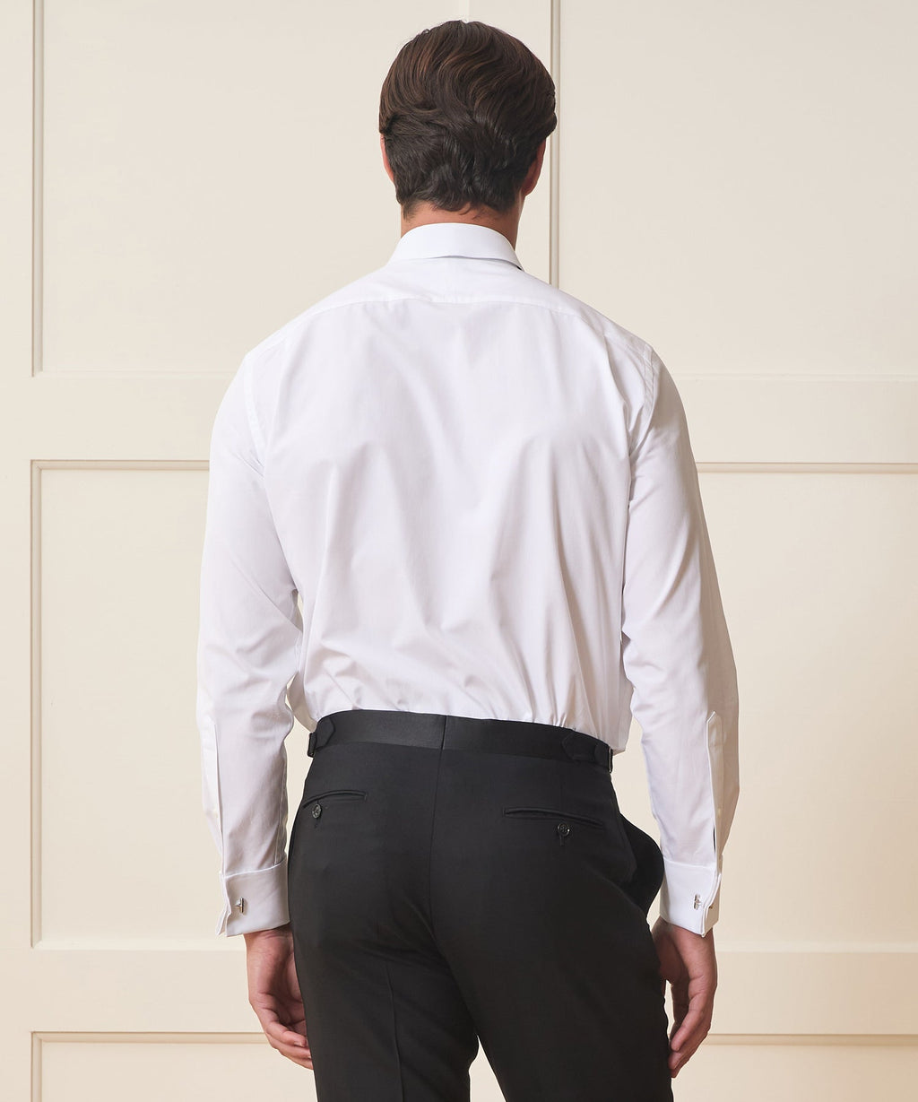 Plissé Tuxedo Shirt