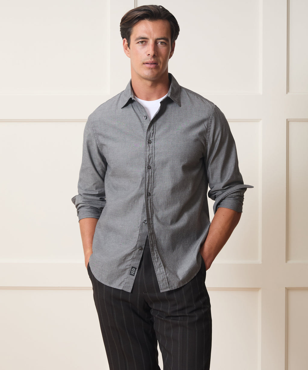 Chambray Sport Shirt