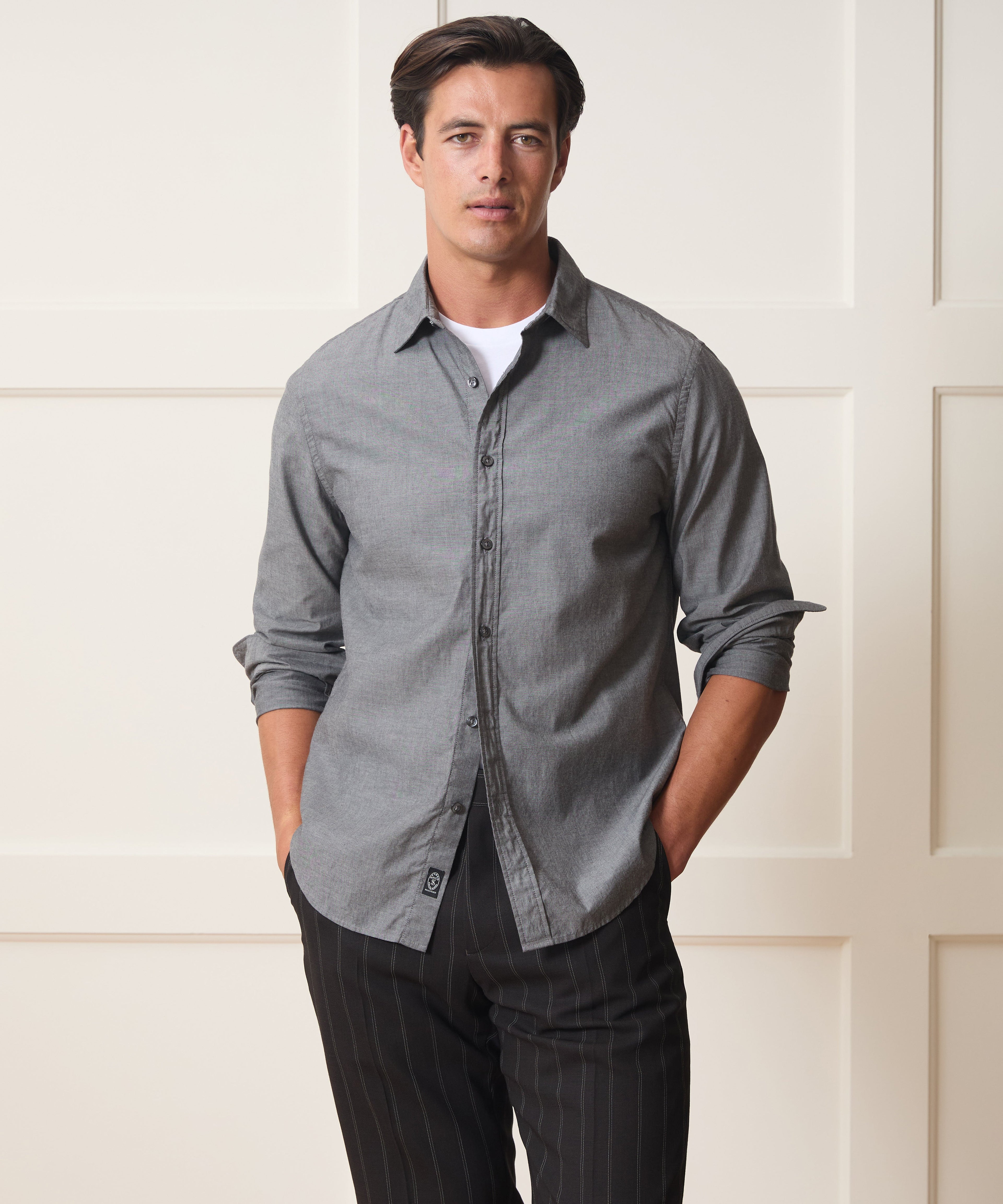 Chambray Sport Shirt