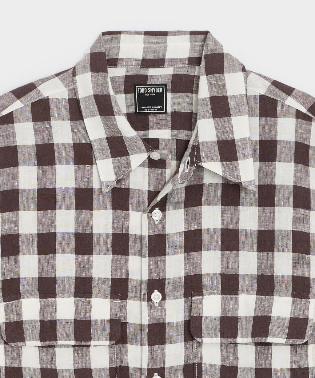 Sea Soft Linen Utility Shirt
