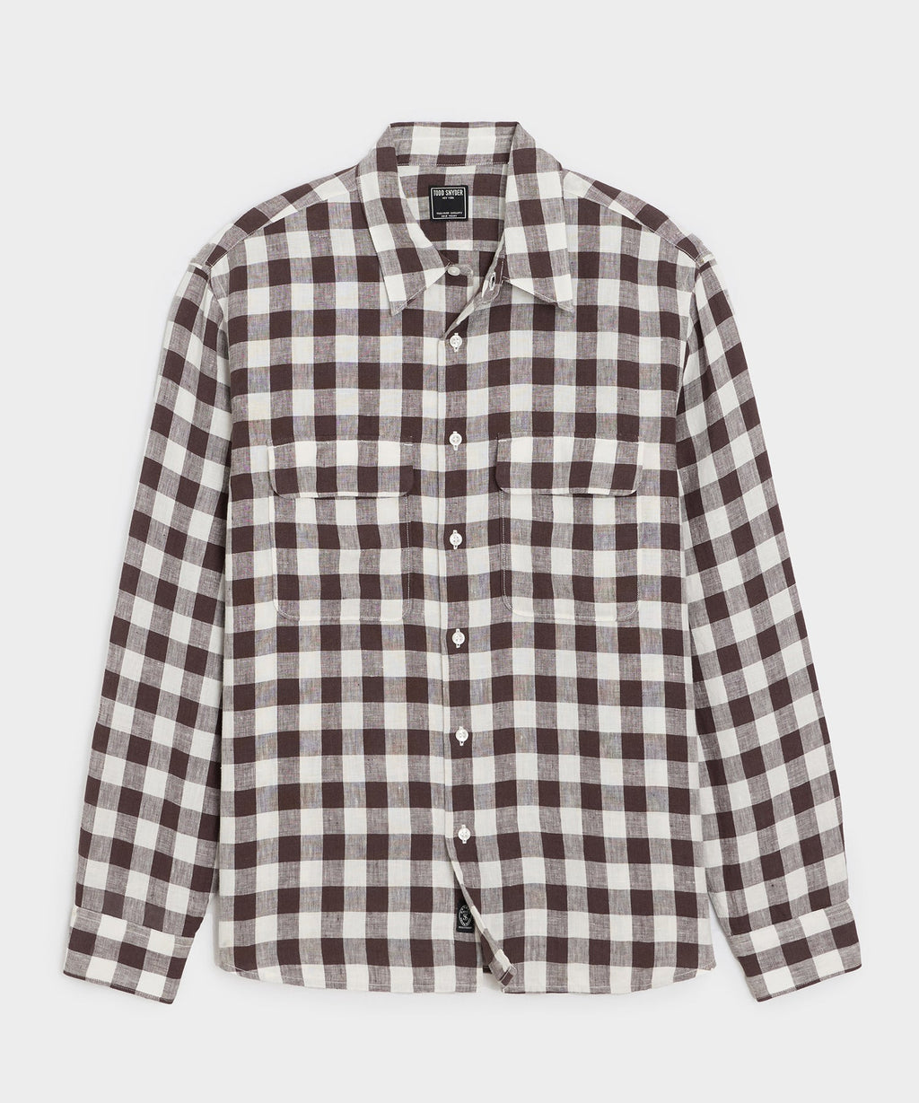 Sea Soft Linen Utility Shirt
