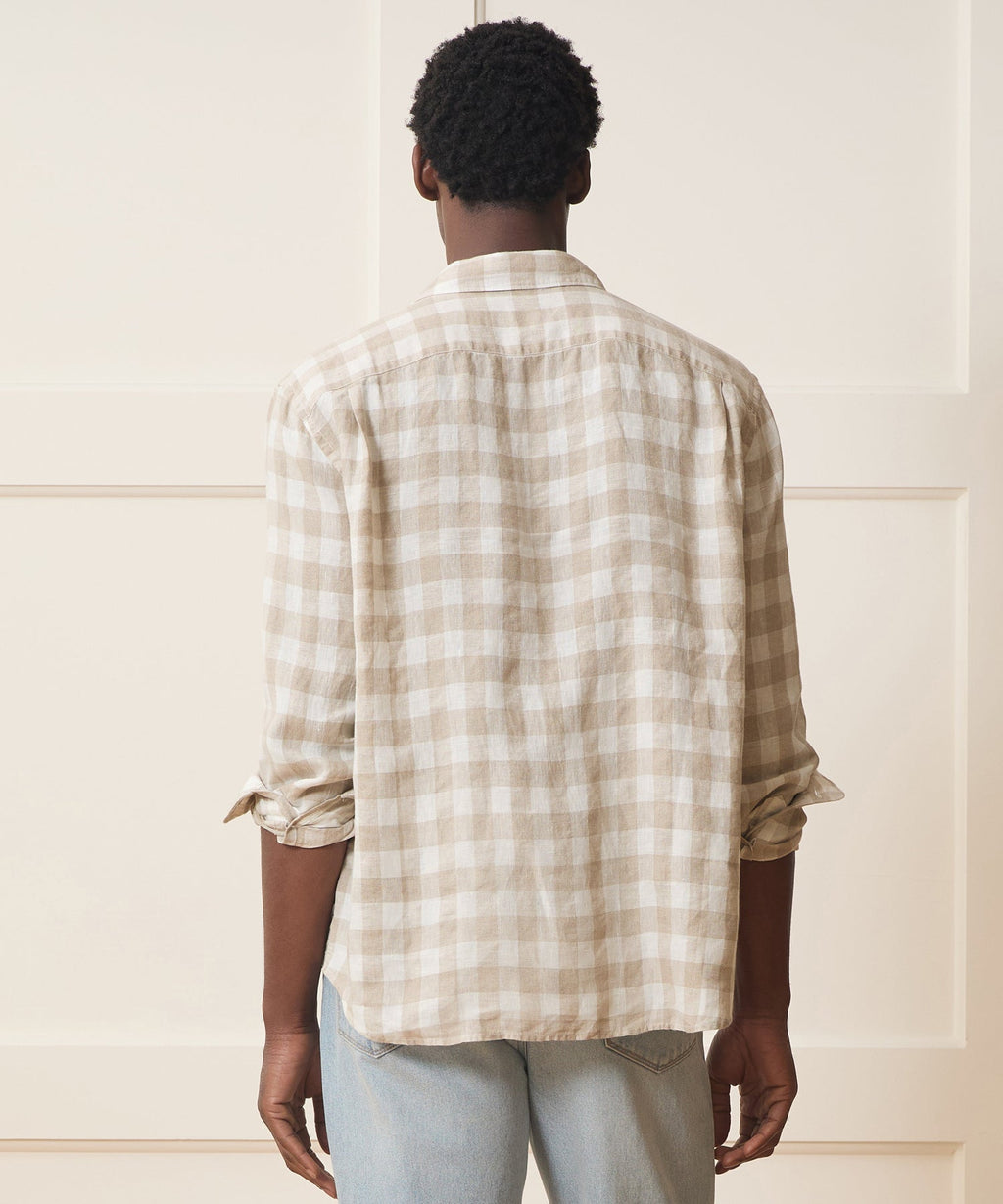 Sea Soft Linen Utility Shirt