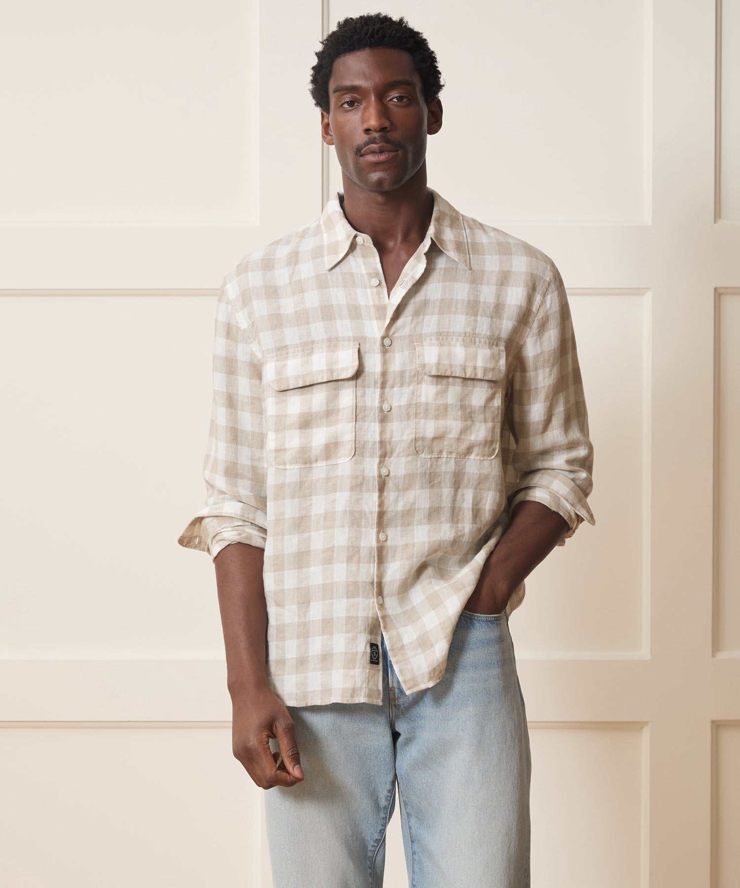 Sea Soft Linen Utility Shirt