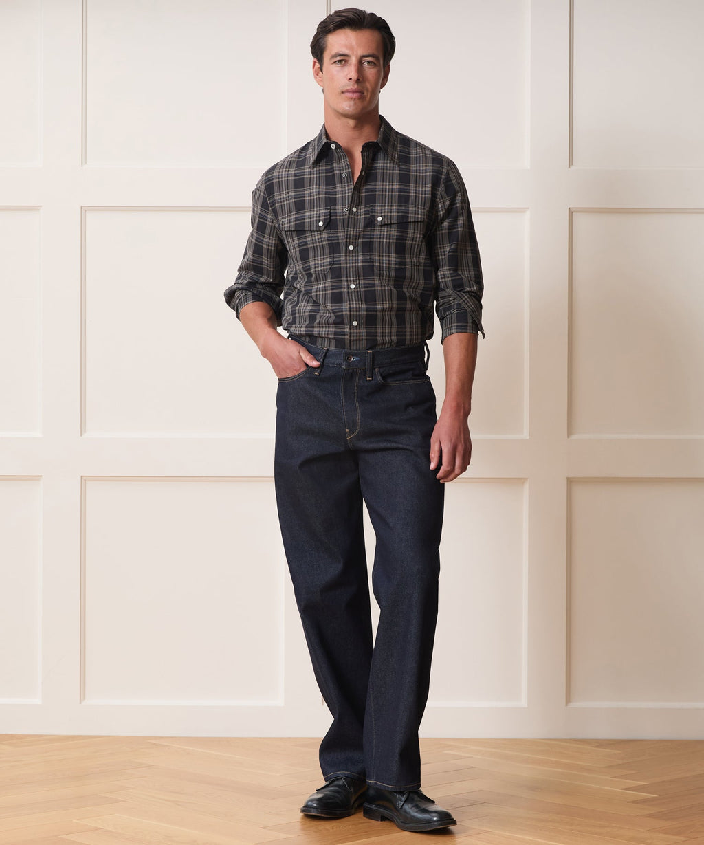 Cotton-Linen Rancher Shirt