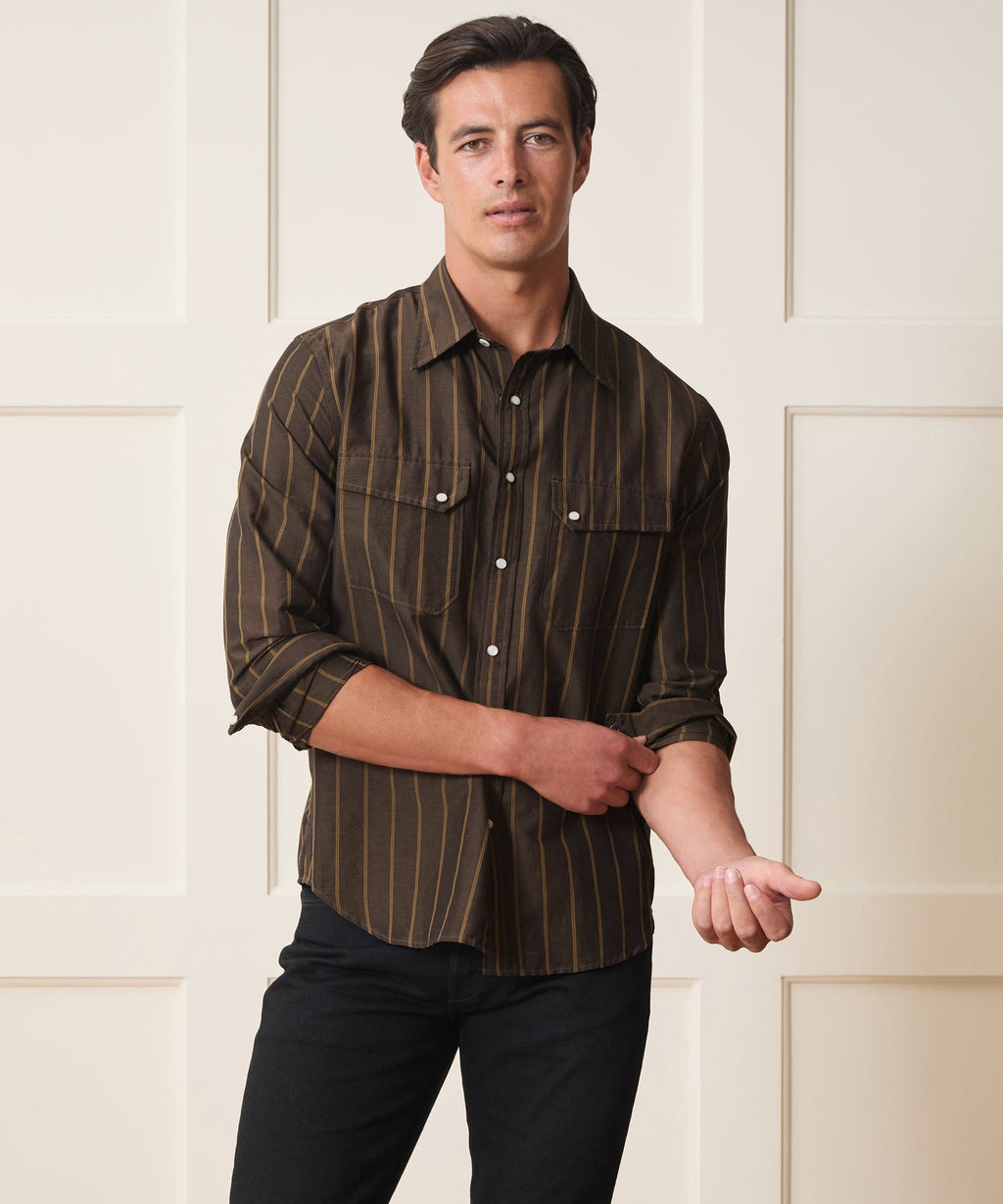 Cotton-Linen Rancher Shirt