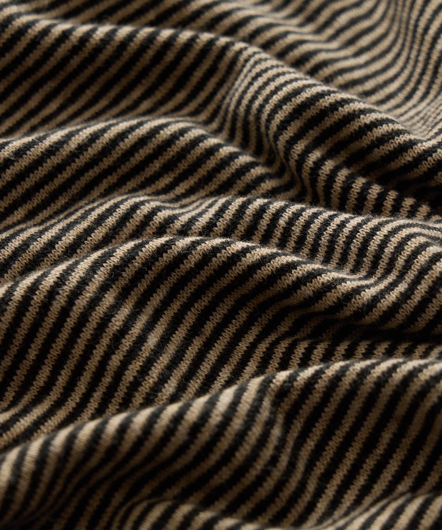 Linen Stripe Sweater Polo