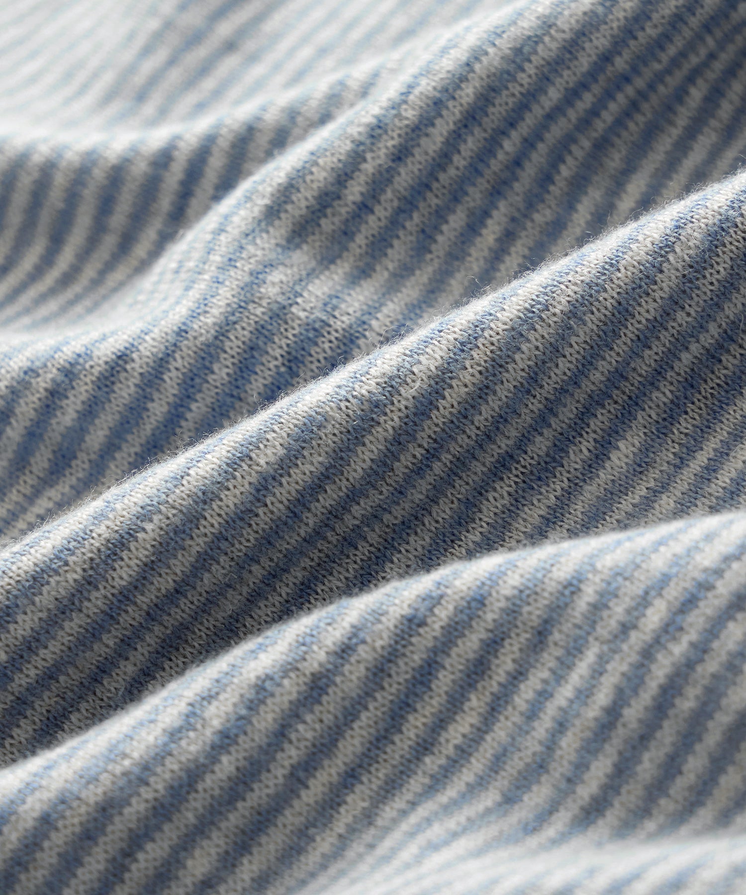 Linen Stripe Sweater Polo