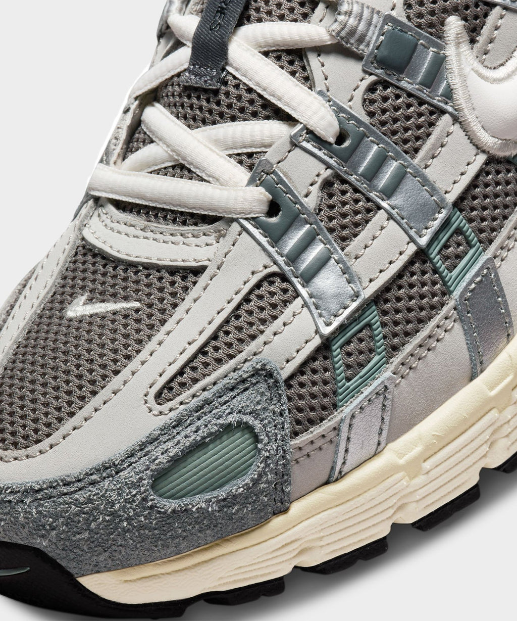 Nike P-6000 in Flat Pewter + Metallic Silver