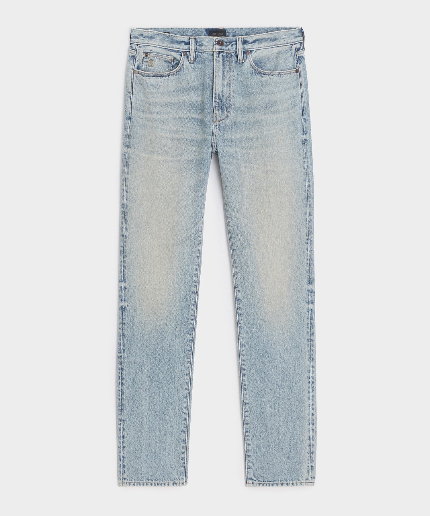 High-Rise Slim Fit Jean in Light Indigo