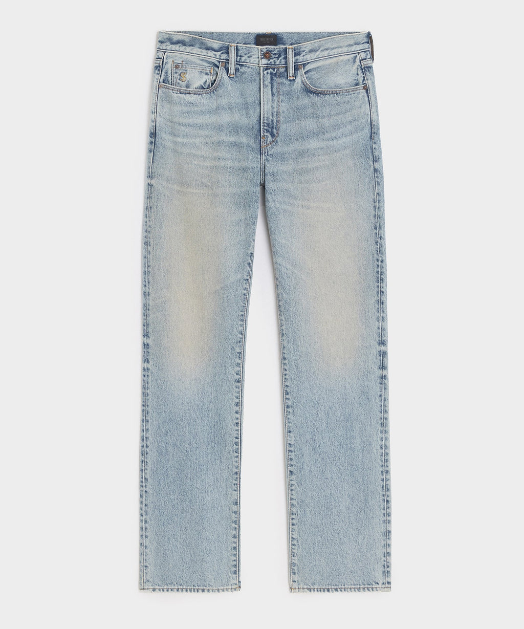 Straight Fit Jean in Light Indigo