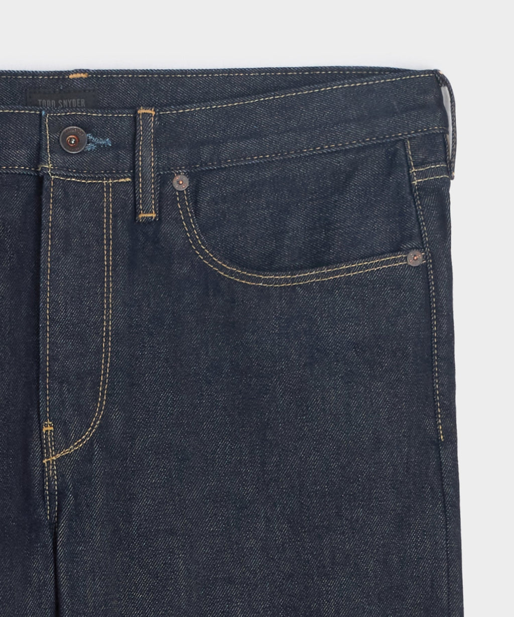Straight Fit Jean in Indigo Rinse