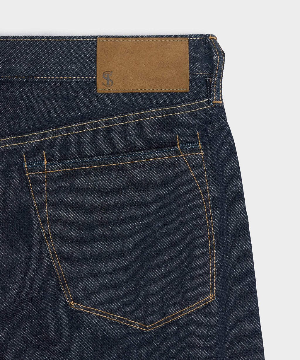 Straight Fit Jean in Indigo Rinse