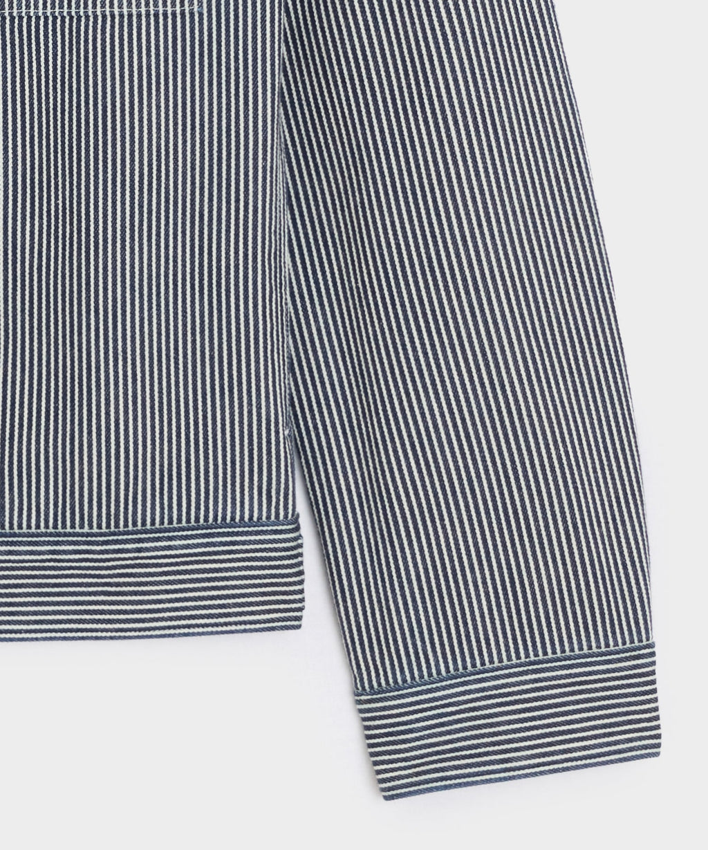 Hickory Stripe Denim Jacket