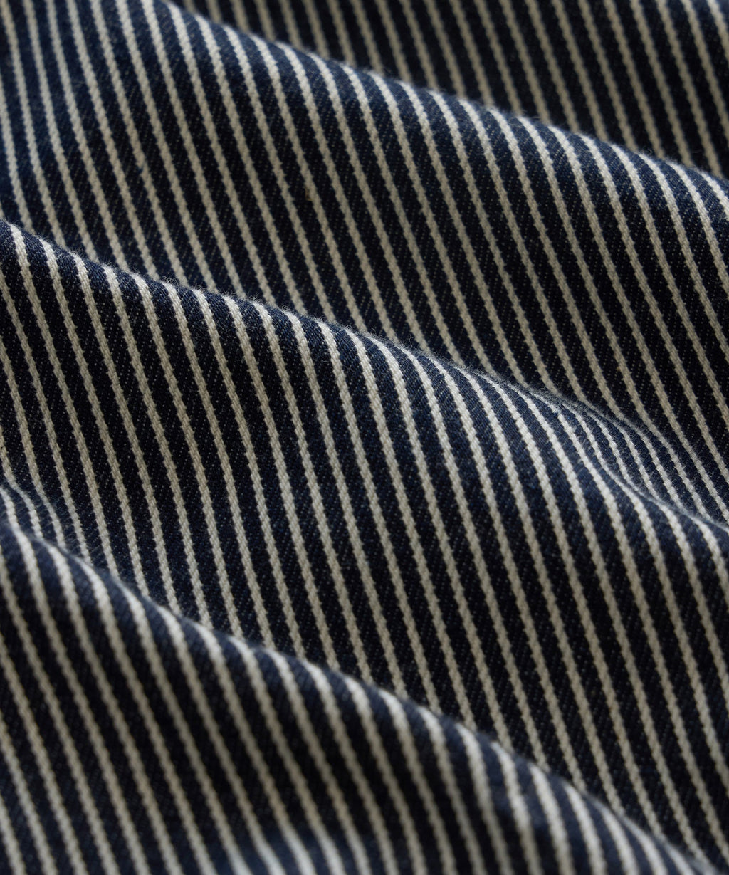 Hickory Stripe Denim Jacket