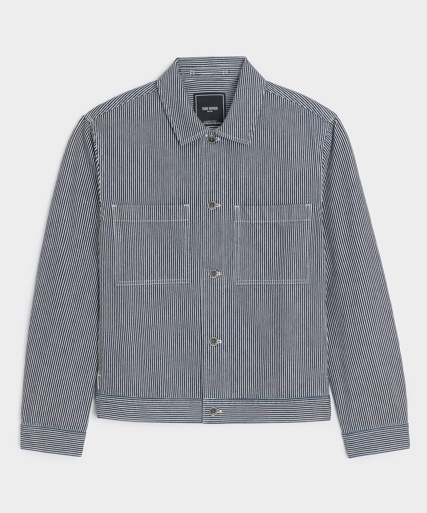 Hickory Stripe Denim Jacket