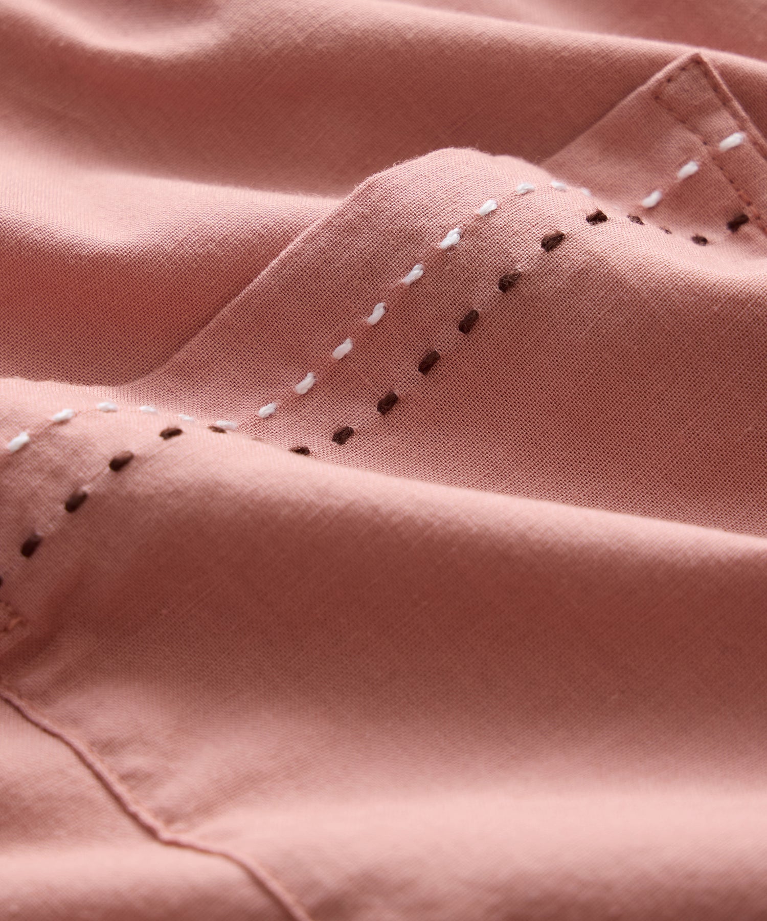 Embroidered Camp Collar Shirt