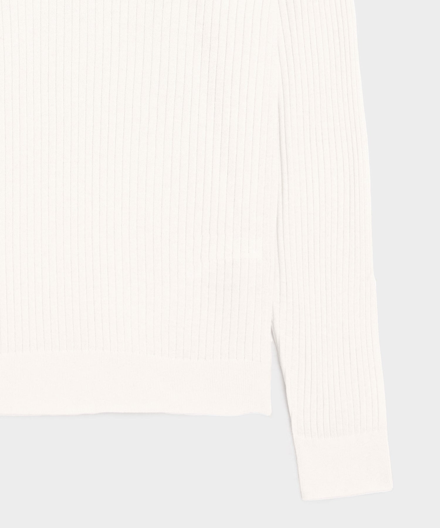Silk-Cashmere Ribbed Montauk Sweater Polo