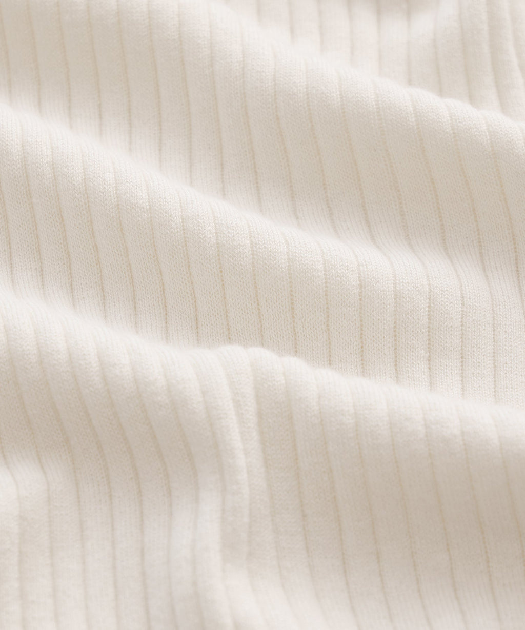 Silk-Cashmere Ribbed Montauk Sweater Polo