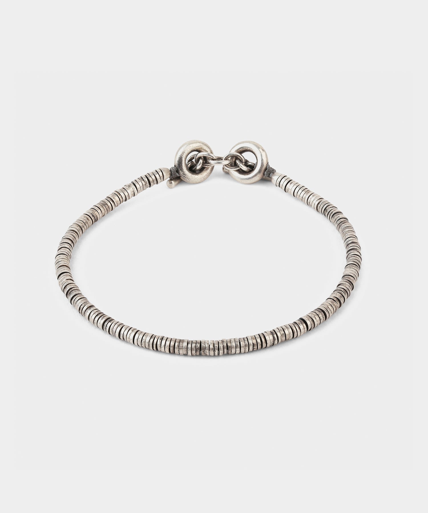 M. Cohen The Mini Washer  Bracelet Silver