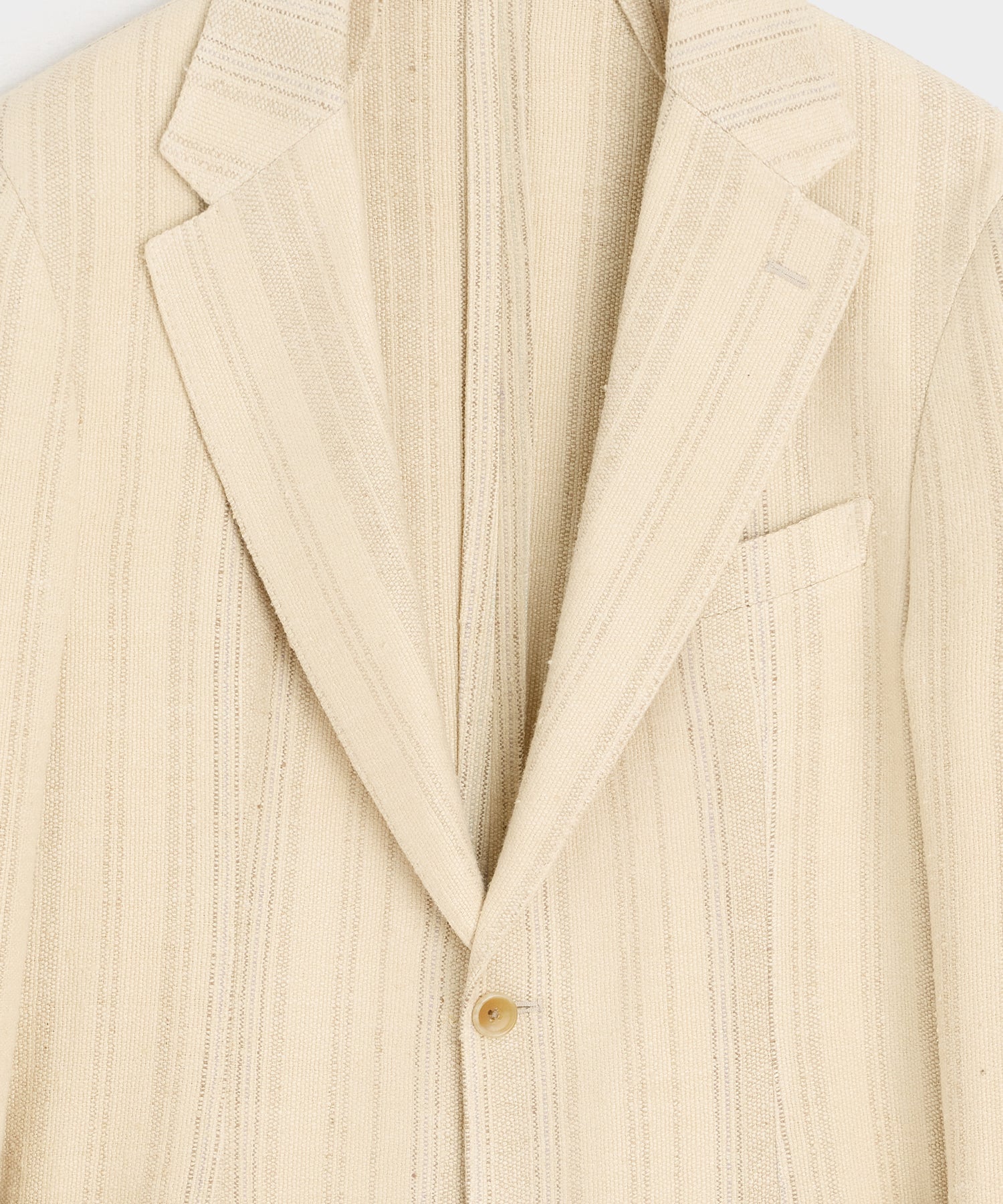 Italian Linen Silk Double Stripe Sport Coat