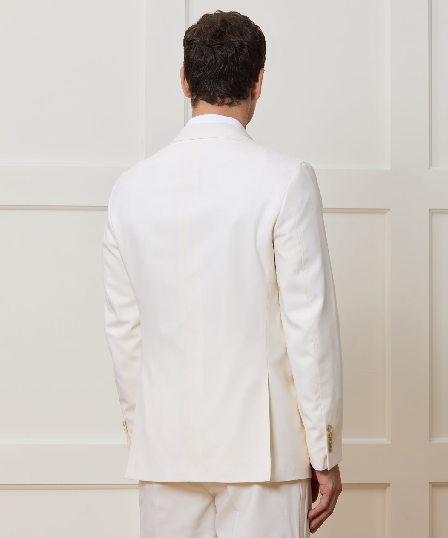 Relaxed Italian Wool Double-Breasted Tuxedo