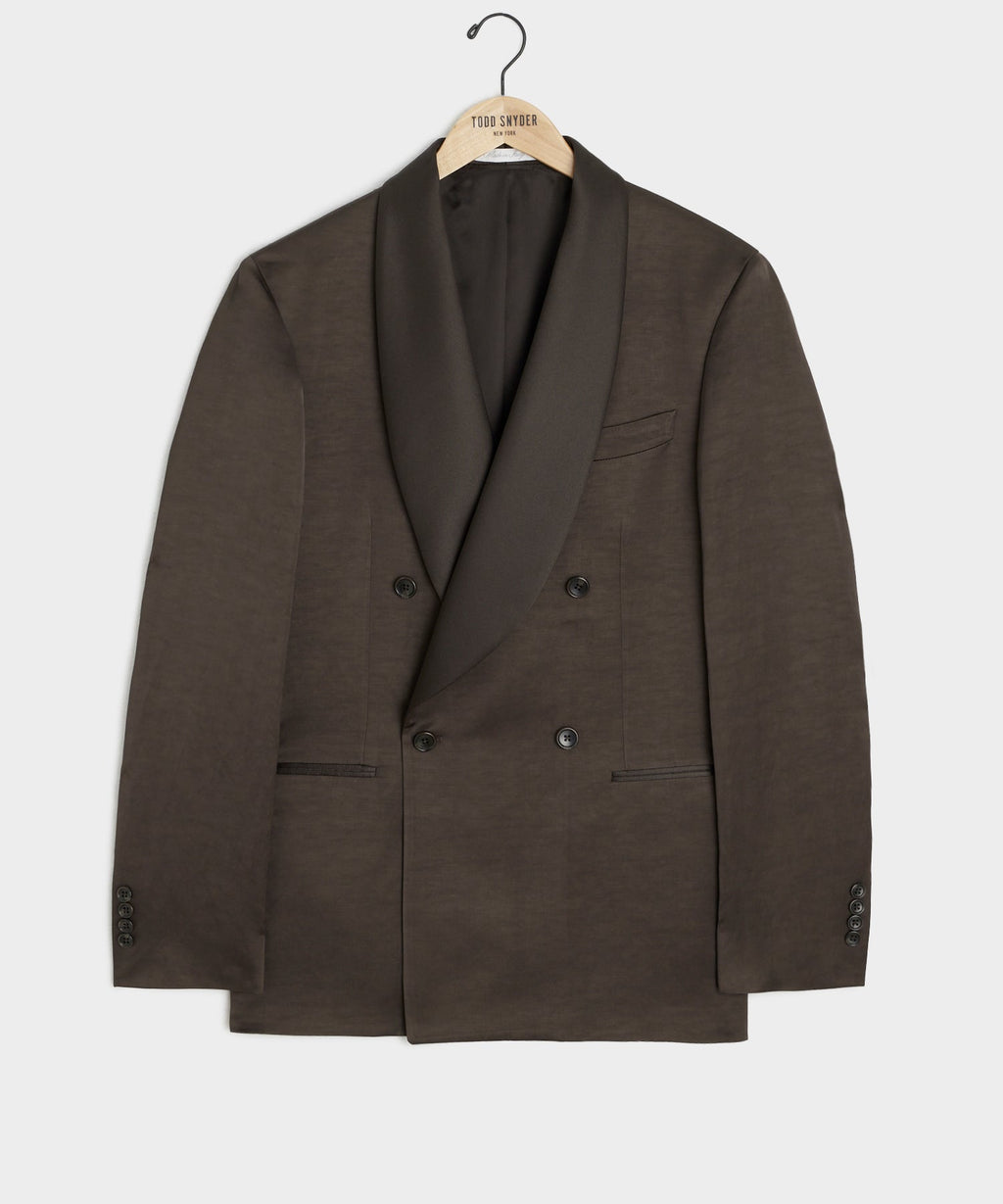 Italian Double-Breasted Shawl Tuxedo Jacket