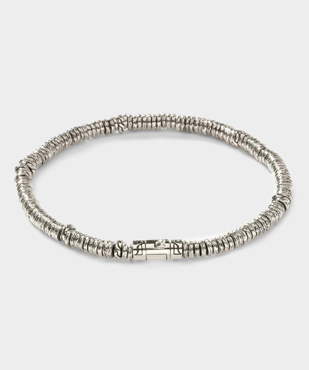 John Hardy Sterling Silver Heishi Bracelet