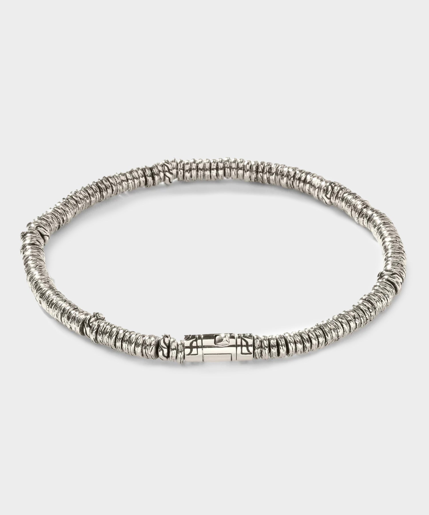John Hardy Sterling Silver Heishi Bracelet