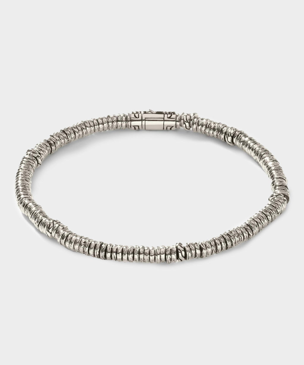 John Hardy Sterling Silver Heishi Bracelet