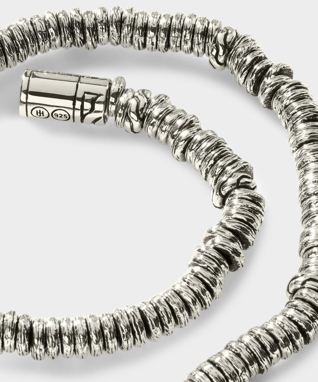 John Hardy Sterling Silver Heishi Bracelet