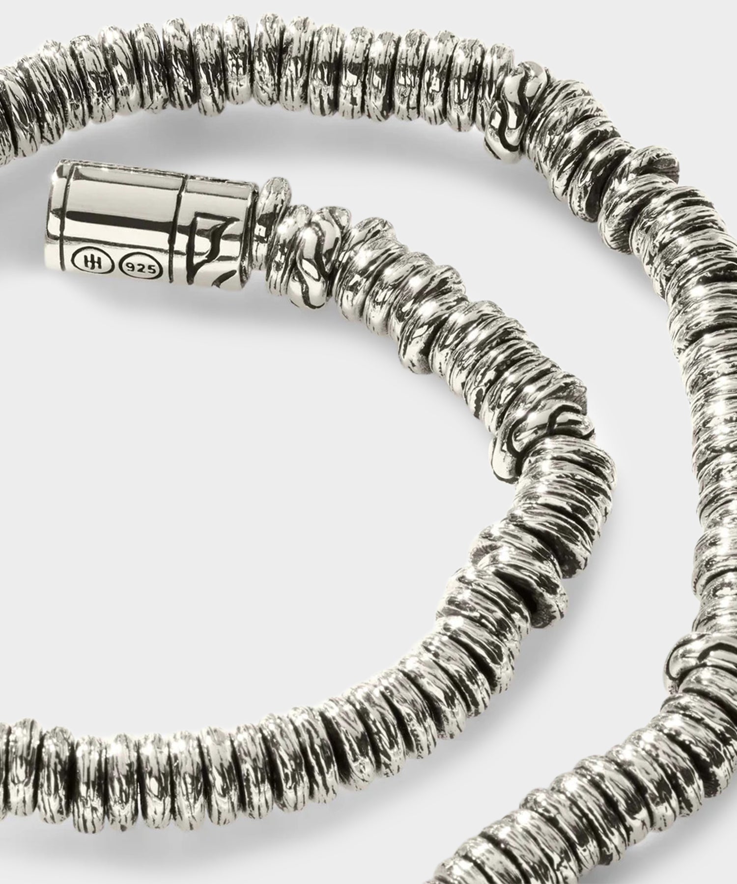 John Hardy Sterling Silver Heishi Bracelet