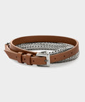 Todd Snyder x John Hardy Sterling Silver Chain and Leather Bracelet