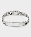 John Hardy Sterling Silver ID Curb Bracelet, 11MM