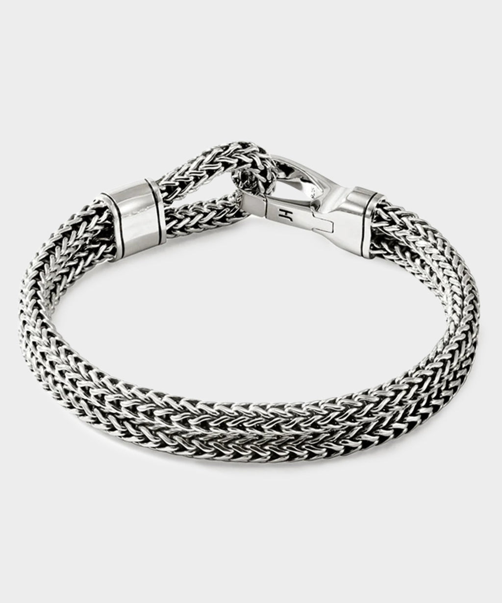 John Hardy Sterling Silver Double Row Bracelet